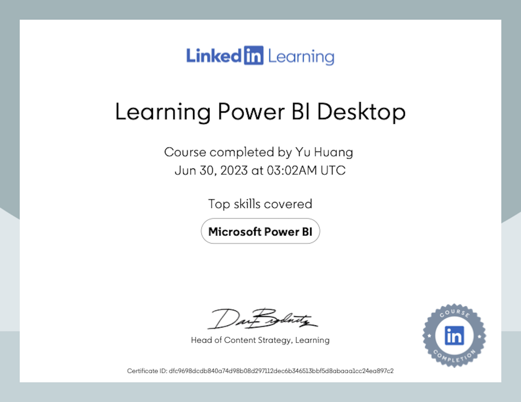 Learning Power BI Desktop