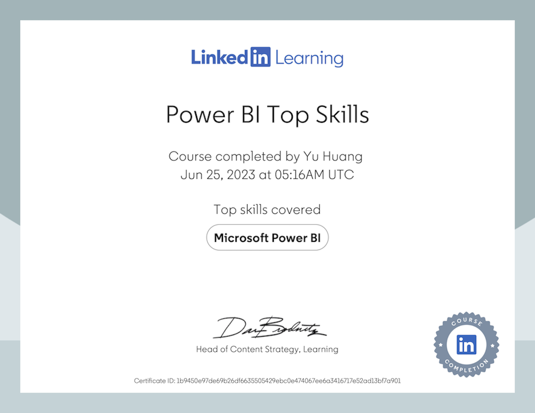 Power BI Top Skills